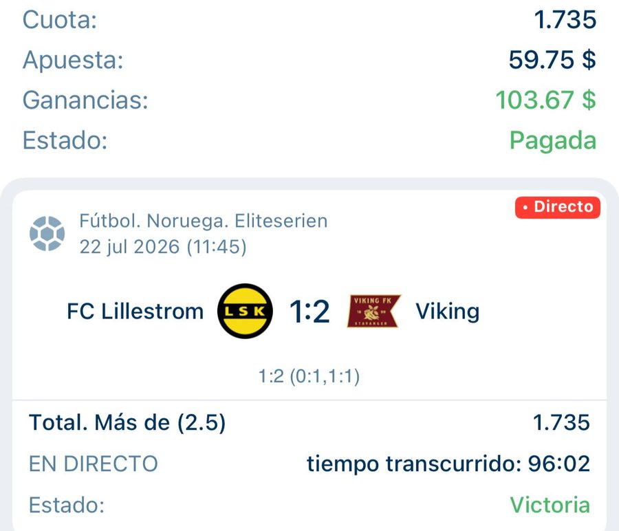 Resultado real de la comunidad Neptuno